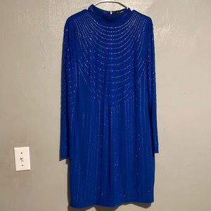 Fashion nova blue mini dress